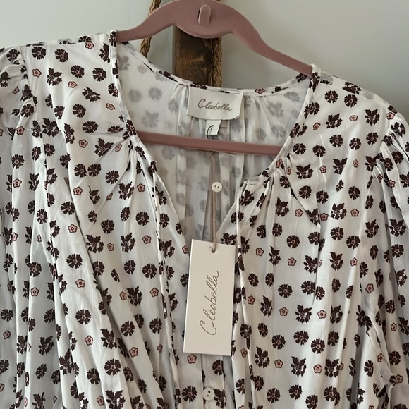 NWT Cleobella | Blakely Cotton Long Sleeve Midi Dress L - Picture 9 of 9